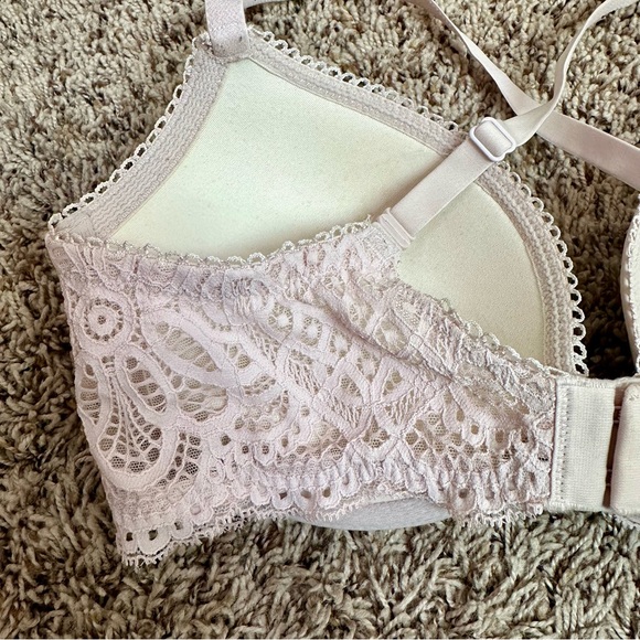 Victoria’s Secret Dream Angels Push Up Bra Padded Blush Pink Size 34D - Picture 4 of 9